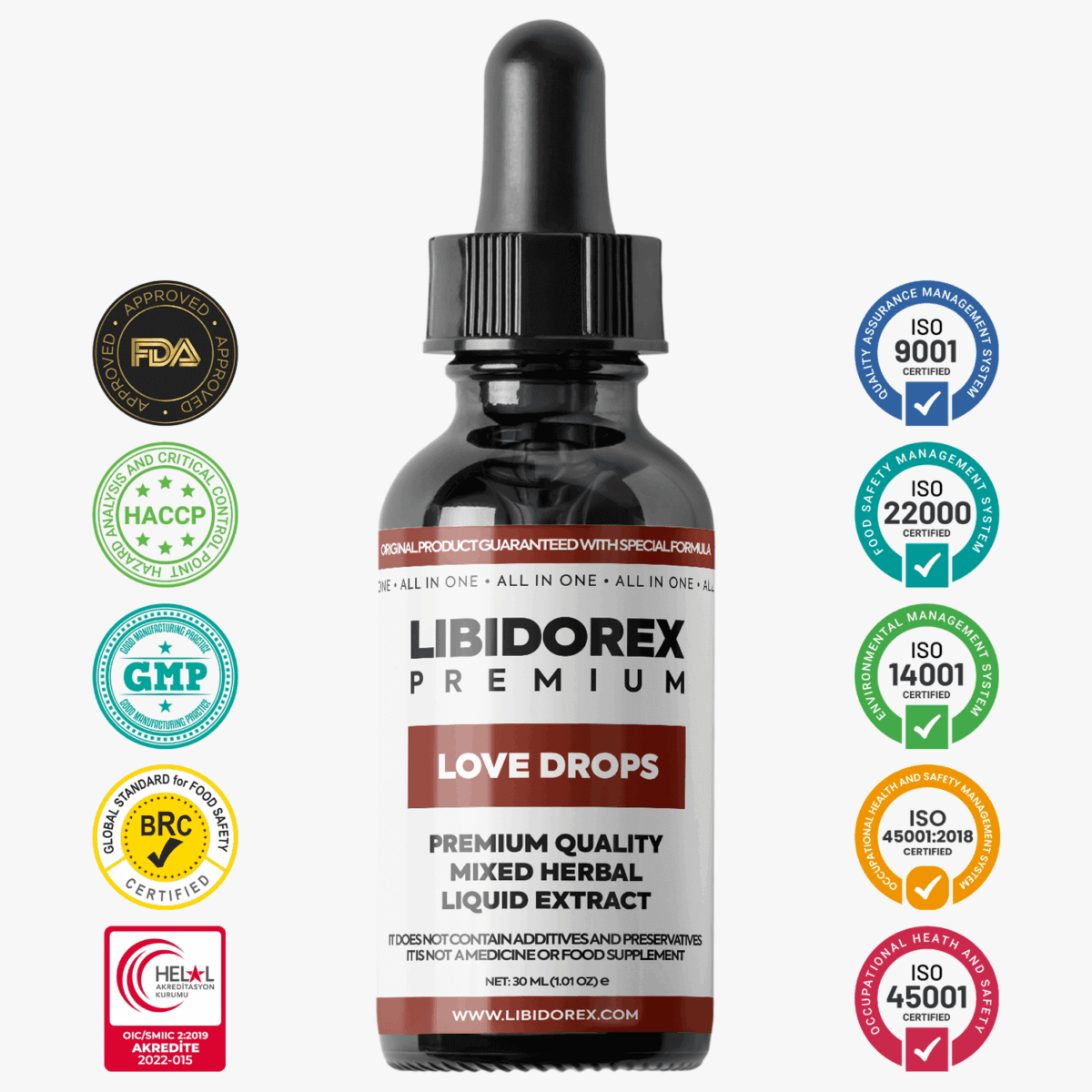 <b>Libidorex Premium Love Drops 30ML</b> </br></br>%100 Etkili Bay & Bayan Azdırıcı, Cinsel İstek Arttırıcı, Cinsel Uyarıcı, Cinsel Haz, Şehvet ve Dürtü Sağlayıcı, Cinsel Tahrik Edici, Libido Yükseltici, Baştan Çıkarıcı, Afrodizyak Etkili, Orgazm İsteği Verici, Cinsel İsteksizlik Çözümü</br></br>(Erkek & Kadın Azdırıcı Damla) - Görsel 1